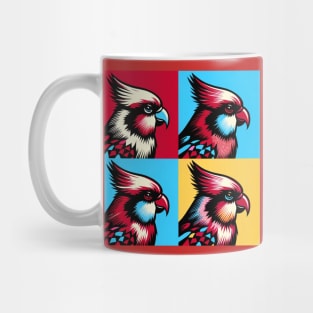 Pop Crimson Rosella Art - Cool Birds Mug